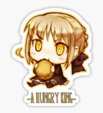 Fate/Stay Night - Artoria Pendragon Alter Eating Sticker