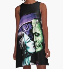 Bride & Frankie Monsters in Love A-Line Dress
