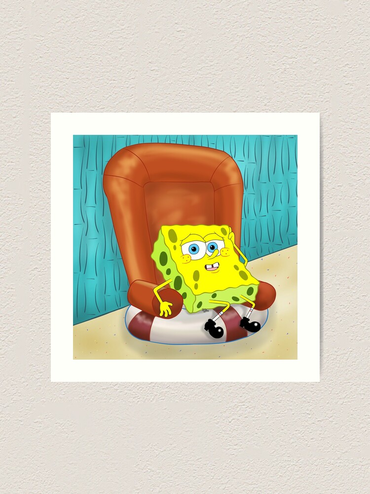 Spongebob Chair Zoom Background