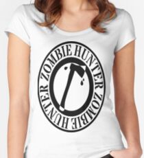 zombie hunter Women's Fitted Scoop T-Shirt