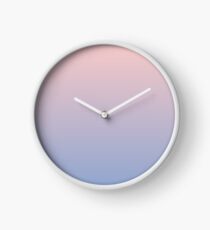 Rose Quartz/Serenity gradient Clock