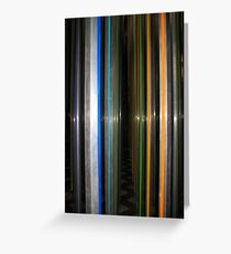 coloured rods Greeting Card