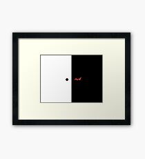 Monokuma Eyes Framed Print