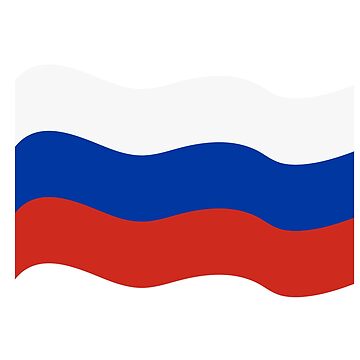 FLAG OF RUSSIA Sticker by Meithyl