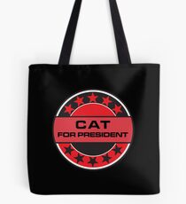 Cat For President Tote Bag