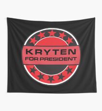 Kryten For President Wall Tapestry