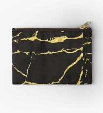 Black Gold Foil Studio Pouch