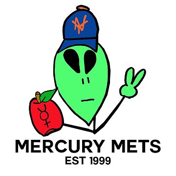 Mercury Mets black text (New York Mets) | Essential T-Shirt