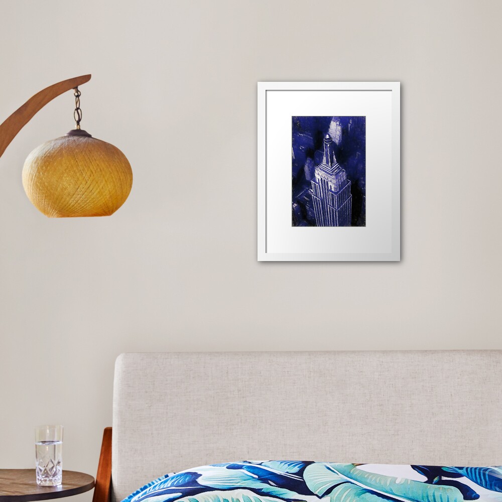 Empire State Building Reworked No. 17, Series 1j Framed Art Print