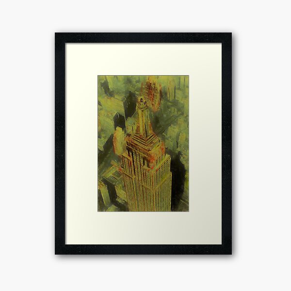 Empire State Building Reworked No. 17, Series 1b Framed Art Print