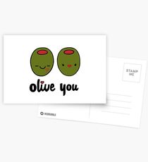Olive You Postcards