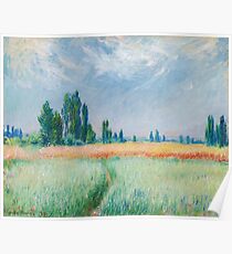 Claude Monet - The Wheat Field Poster