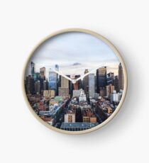 Reloj Skyline de la ciudad de Nueva York