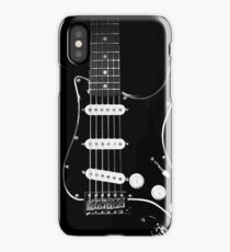 black glowstrings iPhone Case