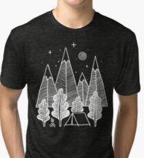 Camiseta de tejido mixto Camp Line