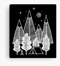 Camp Line Canvas Print