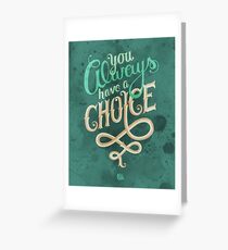 Supernatural Dean Winchester Quote Greeting Card