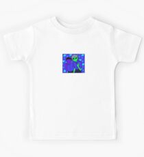 Space Friends From Evangelion Kids Tee