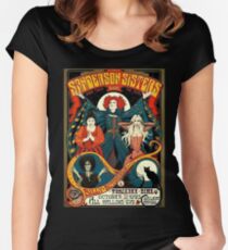 Sanderson Sisters Tour Poster T-Shirt Women's Fitted Scoop T-Shirt