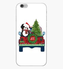 Cute Bernese Mt Dog Christmas Jeep Berner Puppy iPhone Case