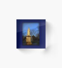 Standing Over Time Acrylic Block