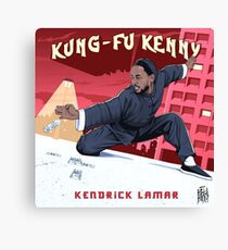 Kung Fu Kenny - without white line Canvas Print