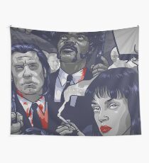 Vincent Vega,Marsellus Wallace, Mia Wallace Wall Tapestry