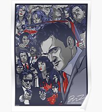 Quentin Tarantino Filmography Poster