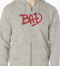 BAD - Michael Jackson Zipped Hoodie
