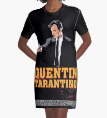 Tarantino Biography Poster Graphic T-Shirt Dress