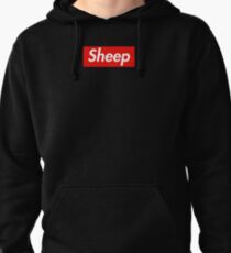 Sheep Box Logo Parody Pullover Hoodie