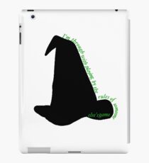 I'm through with playing by the rules of someone else's game iPad Case/Skin