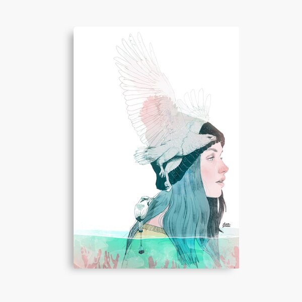 SEA AND AIR by elenagarnu Canvas Print