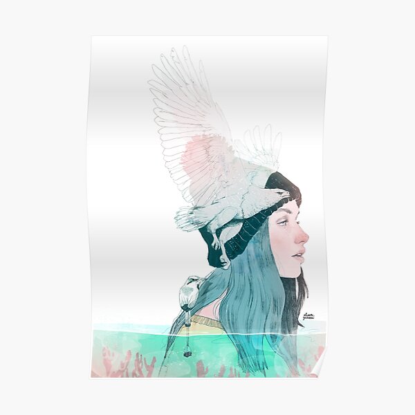 SEA AND AIR by elenagarnu Poster