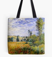 Vetheuil - Impressionist Landscape - Claude Monet Tote Bag