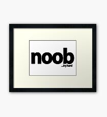 noob Framed Print