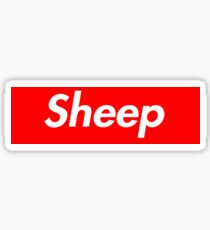 Schaf Supreme Box Logo Sticker