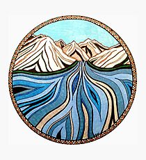 Glacial River Photographic Print