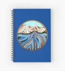 Glacial River Spiral Notebook