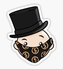 Herr Monopoly Mann Sticker