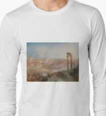 Modern Rome - Campo Vaccino by J.M.W. Turner Long Sleeve T-Shirt