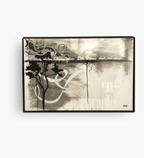 Quoting Tennyson Canvas Print