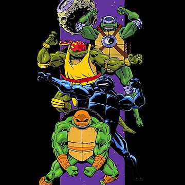 Ninja Turtles Happy Birthday Funny Art Board Print for Sale by GambleUS