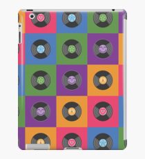 Multicolor Vinyl Records iPad Case/Skin