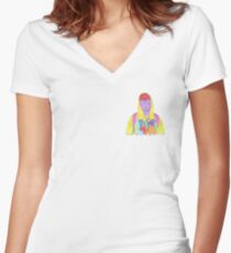 Joji Women's Fitted V-Neck T-Shirt