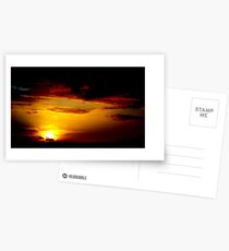 setting sun Postcards