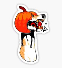 Pumpkin greyhound Sticker