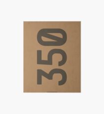 Yeezy Boost 350 Box Illustration Art Board