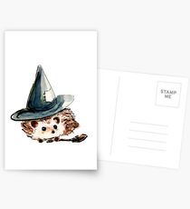 Hedgehog Witch Postcards