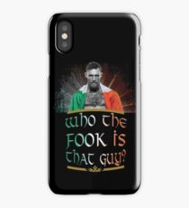 Notorious Conor McGregor Who The Fook iPhone Case/Skin